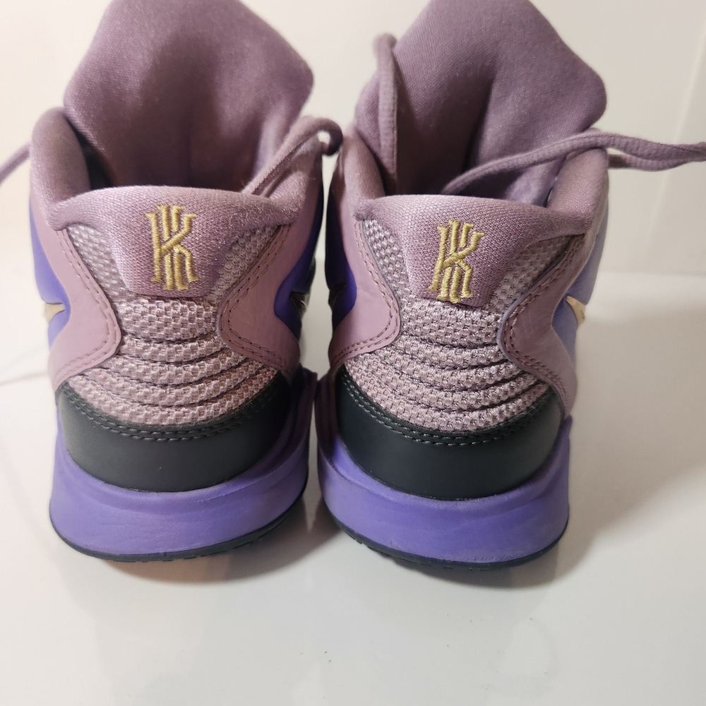 Nike Kyrie Infinity Purple Gold Basketball Shoes Sneakers 5Y - Picture 12 of 12